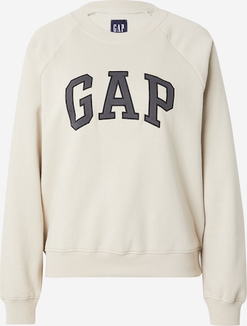 GAP Sweatshirt 'HOLIDAY' in Beige: voorkant