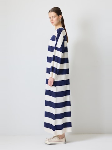 Touche Prive Gebreide jurk in Blauw