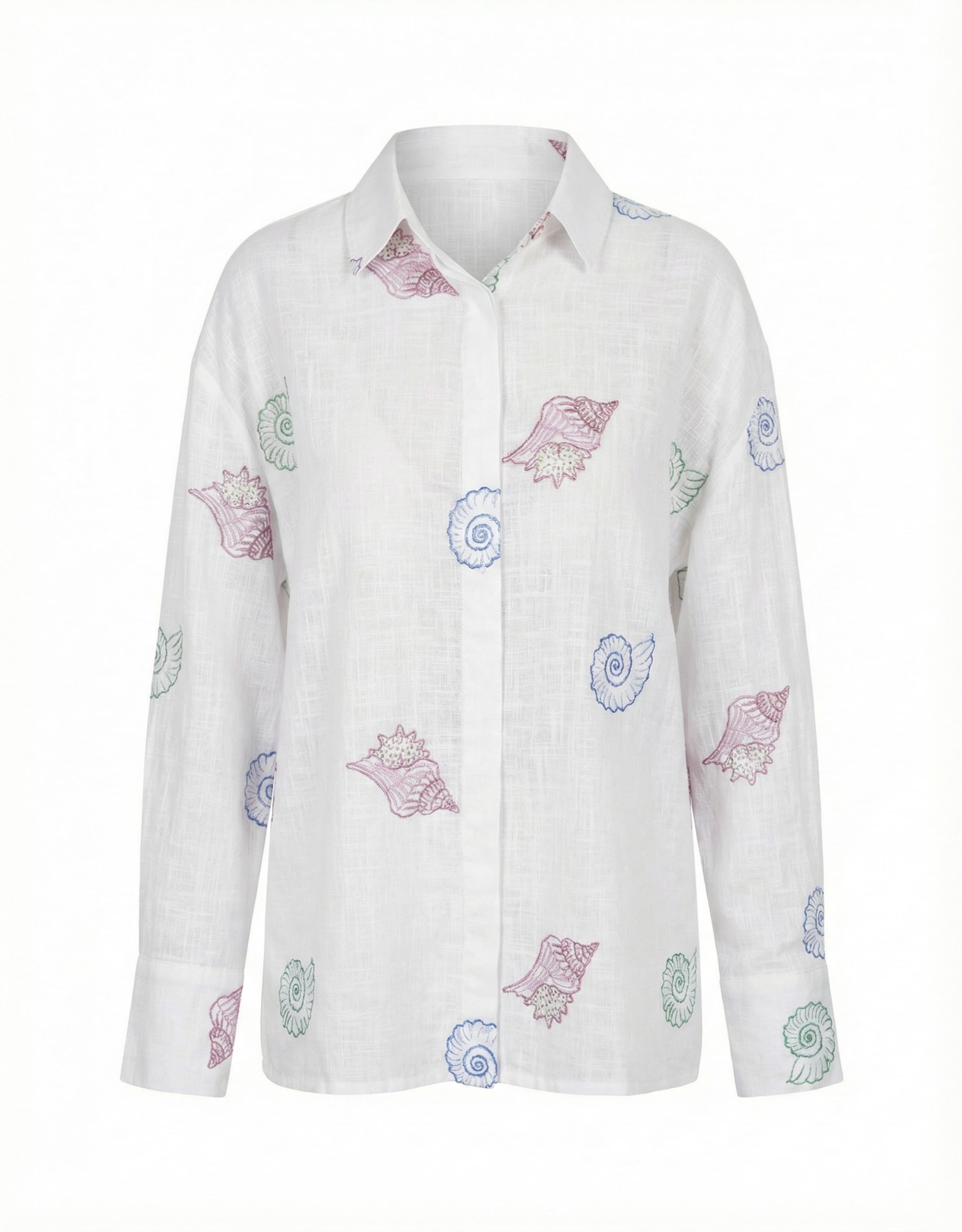 South Beach Bluse i hvid: forside