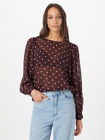 Kaffe Blouse 'Simi' in Rood: voorkant