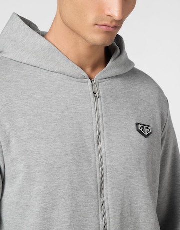 Philipp Plein - Casaco em moletão 'Iconic' em cinzento
