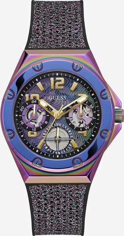 GUESS Analog Watch 'Iridescent' in Mixed colors: front