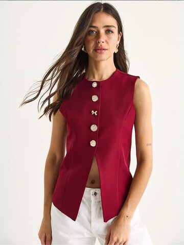 Bianco Lucci Weste in Rot