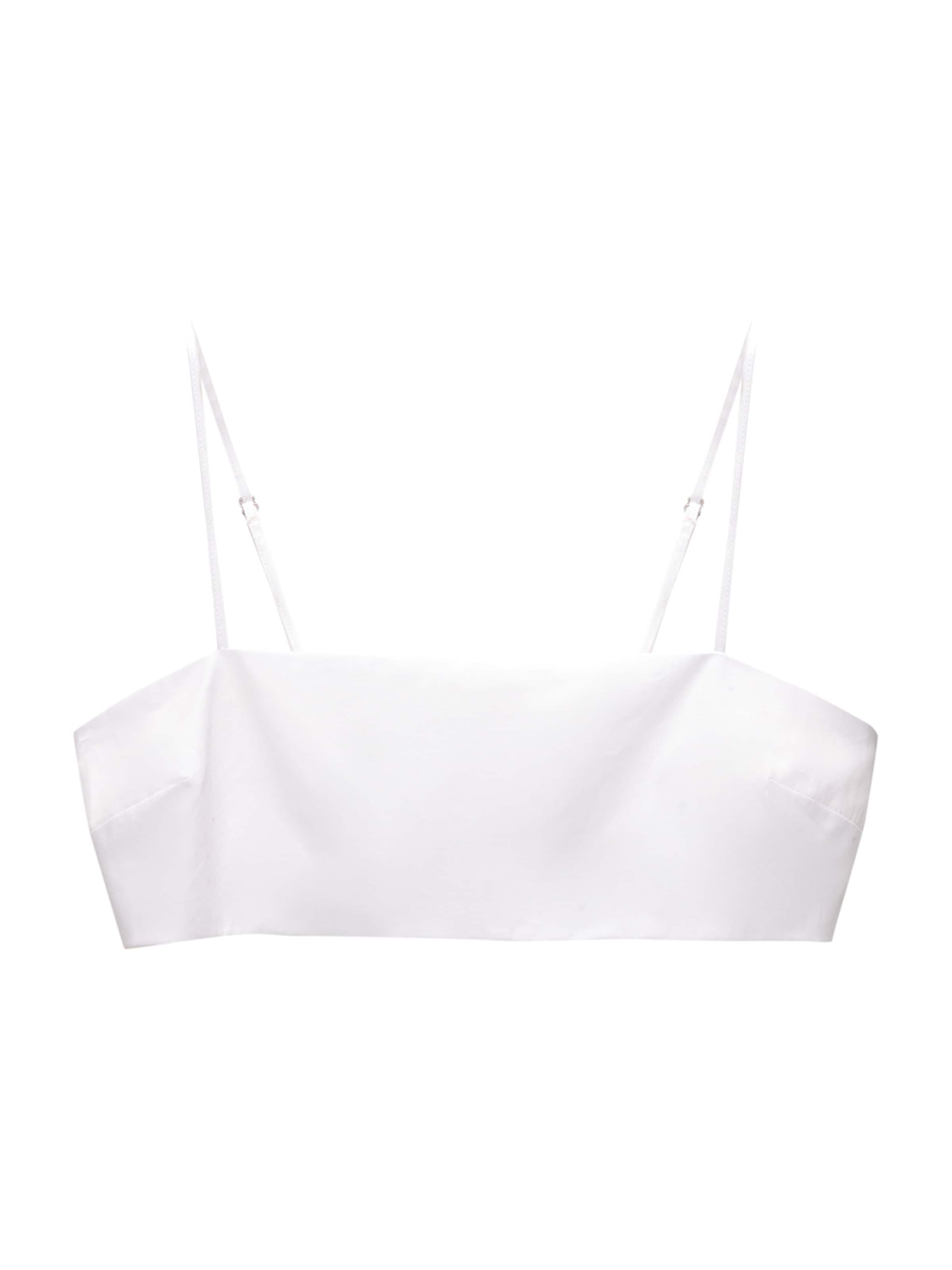 Pull&Bear Top in Weiß: Vorderseite