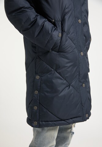DreiMaster Vintage Zimný kabát - Modrá
