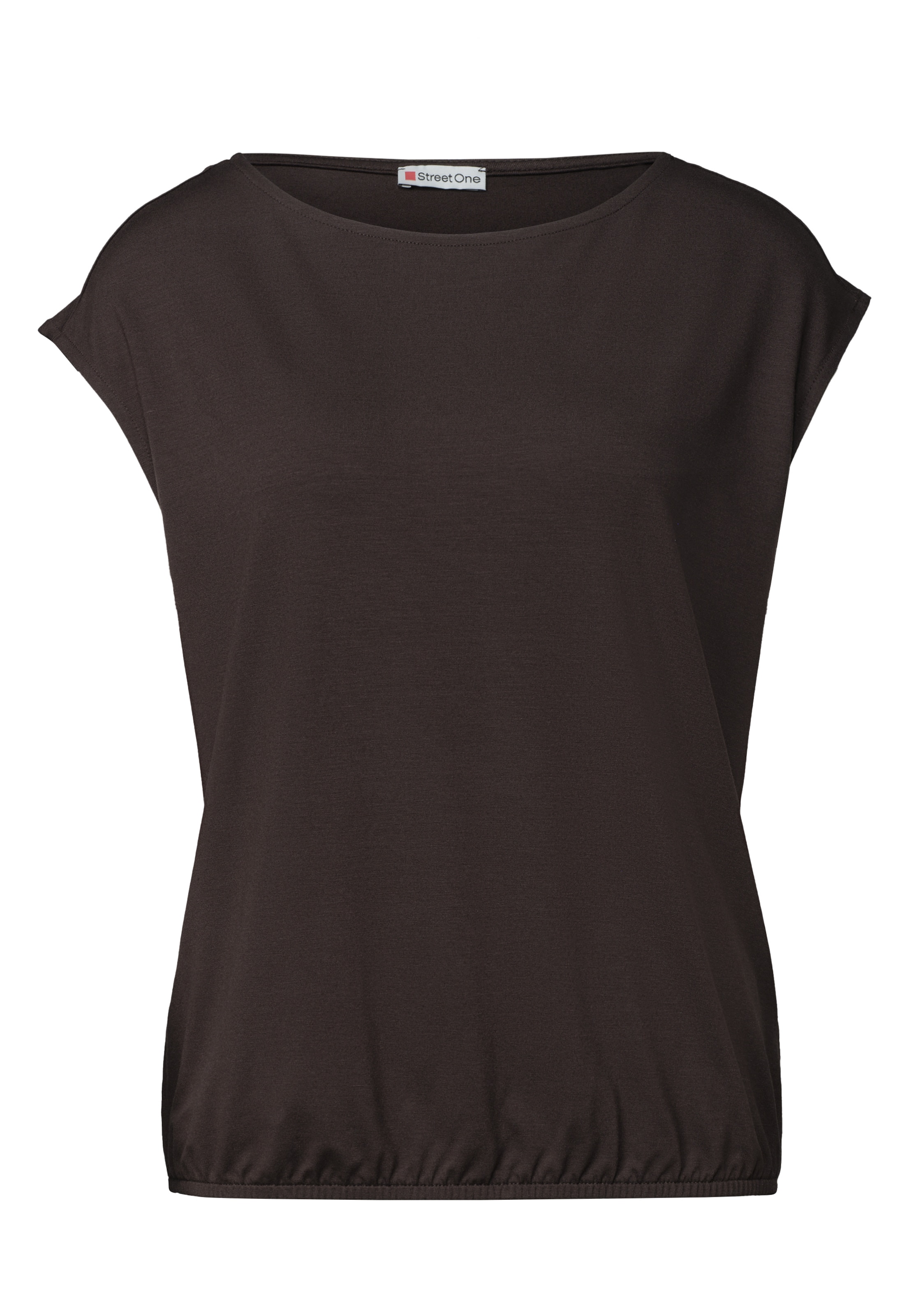 STREET ONE Shirt in Braun: Vorderseite