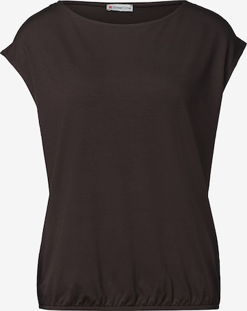 STREET ONE Shirt in Braun: Vorderseite