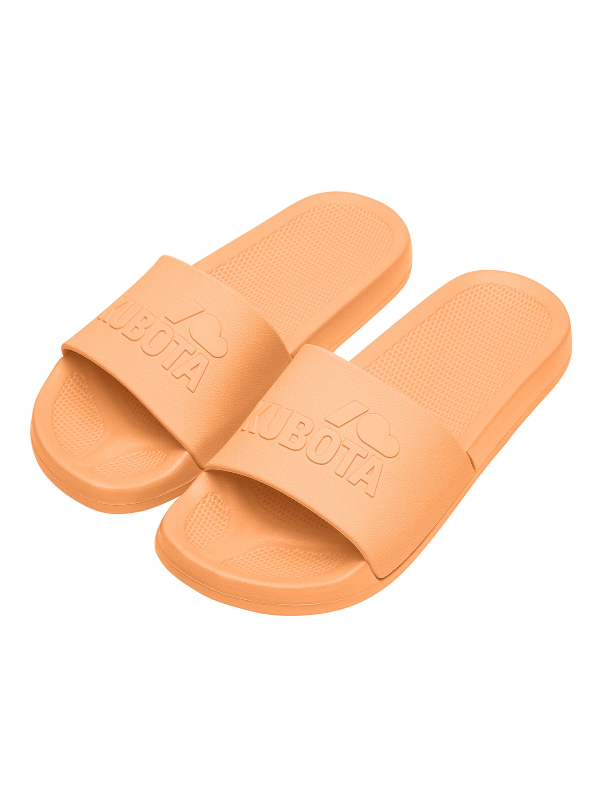 Kubota Strand-/badesko 'Kubota Women's Slip-On Light Green Basic Plain Pool Slides' i orange