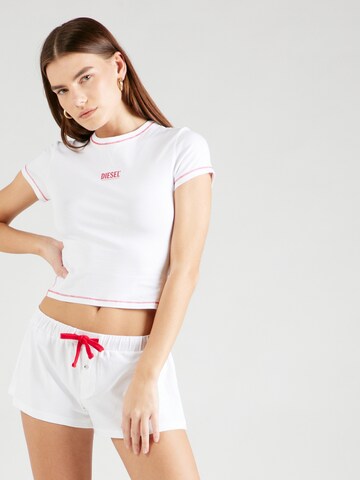 DIESEL Pyjamas 'SYLVIE' i vit: framsida