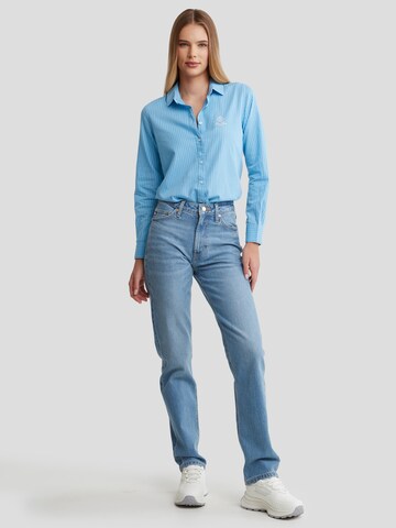 Chemisier ' ORATO ' BIG STAR en bleu