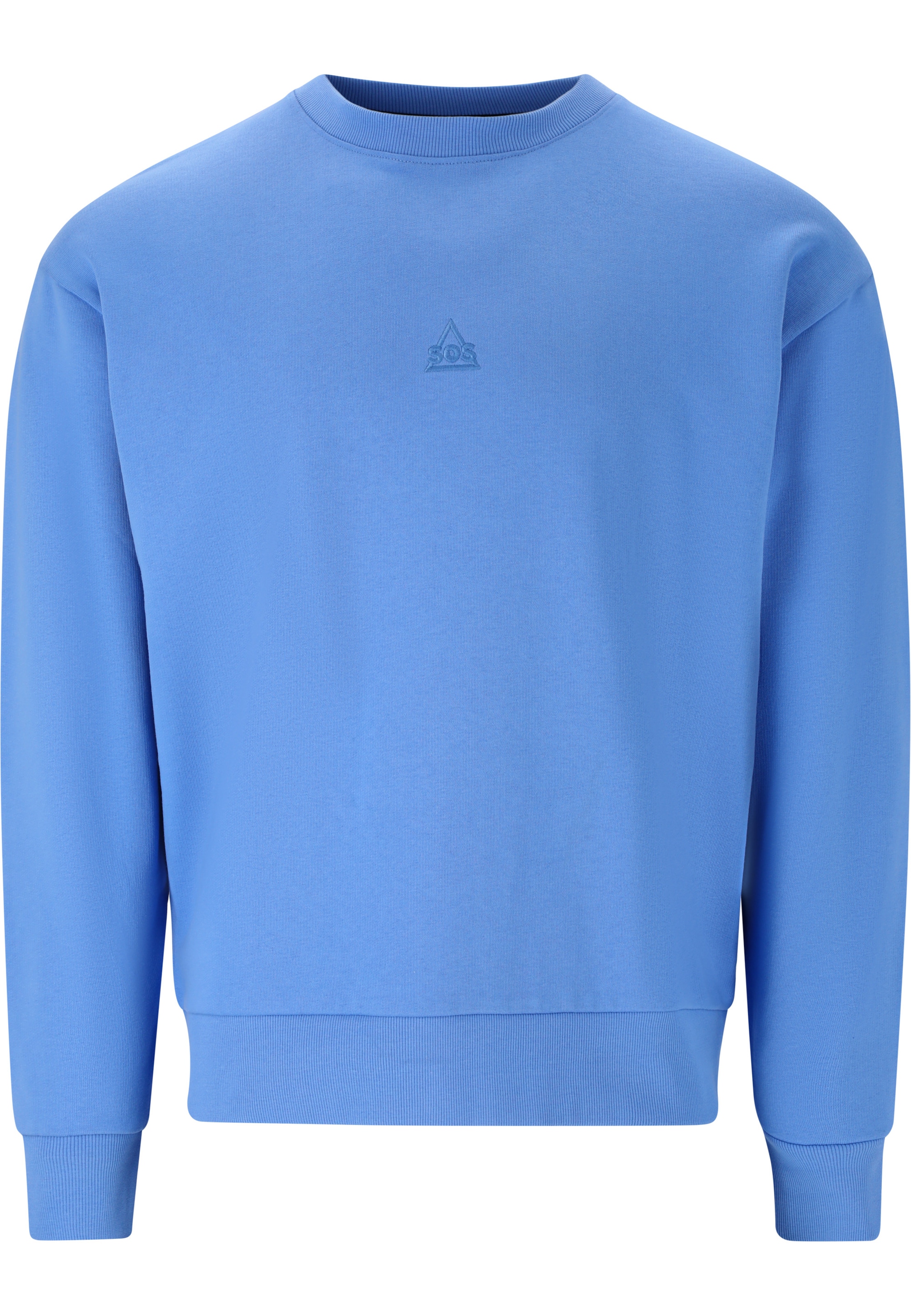 SOS Sweatshirt 'Bovec' in Blue: front