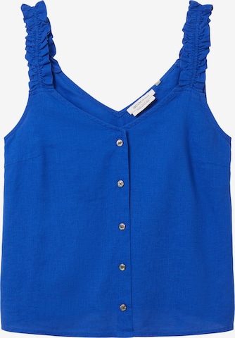 Camicia da donna di TOM TAILOR DENIM in blu: frontale