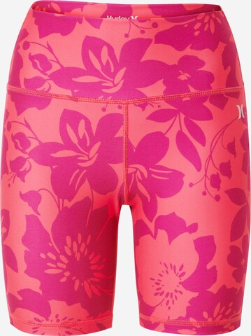Pantalon de sport 'STAPLE' Hurley en rose : devant