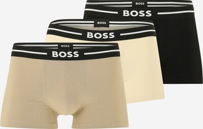 BOSS Boxershorts in beige / braun / schwarz, Produktansicht