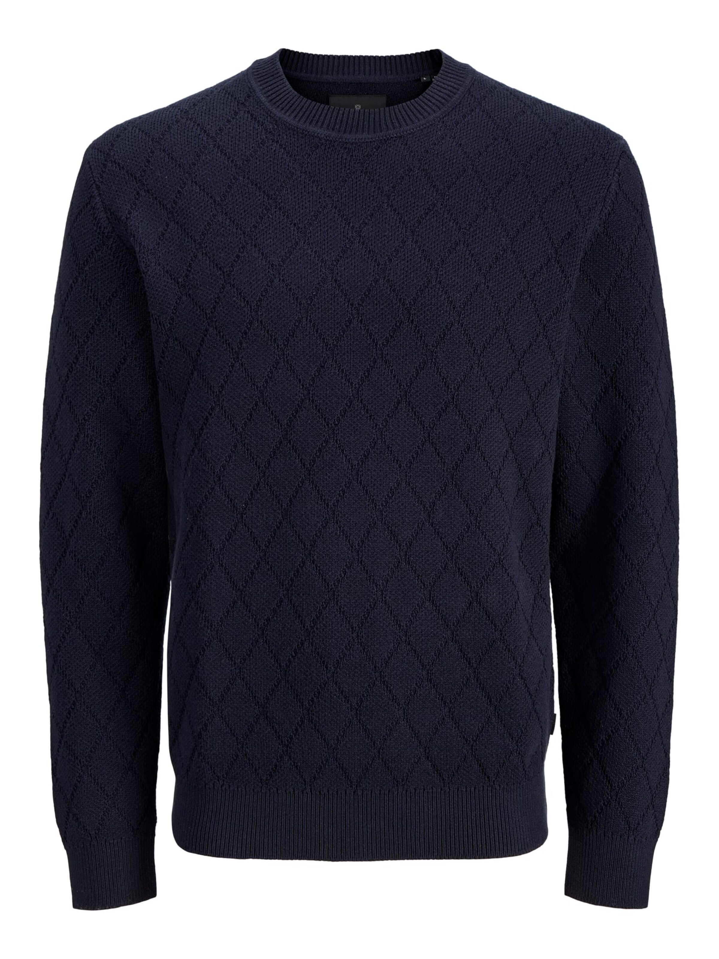 JACK & JONES Sweater 'Blacole' in Blue: front