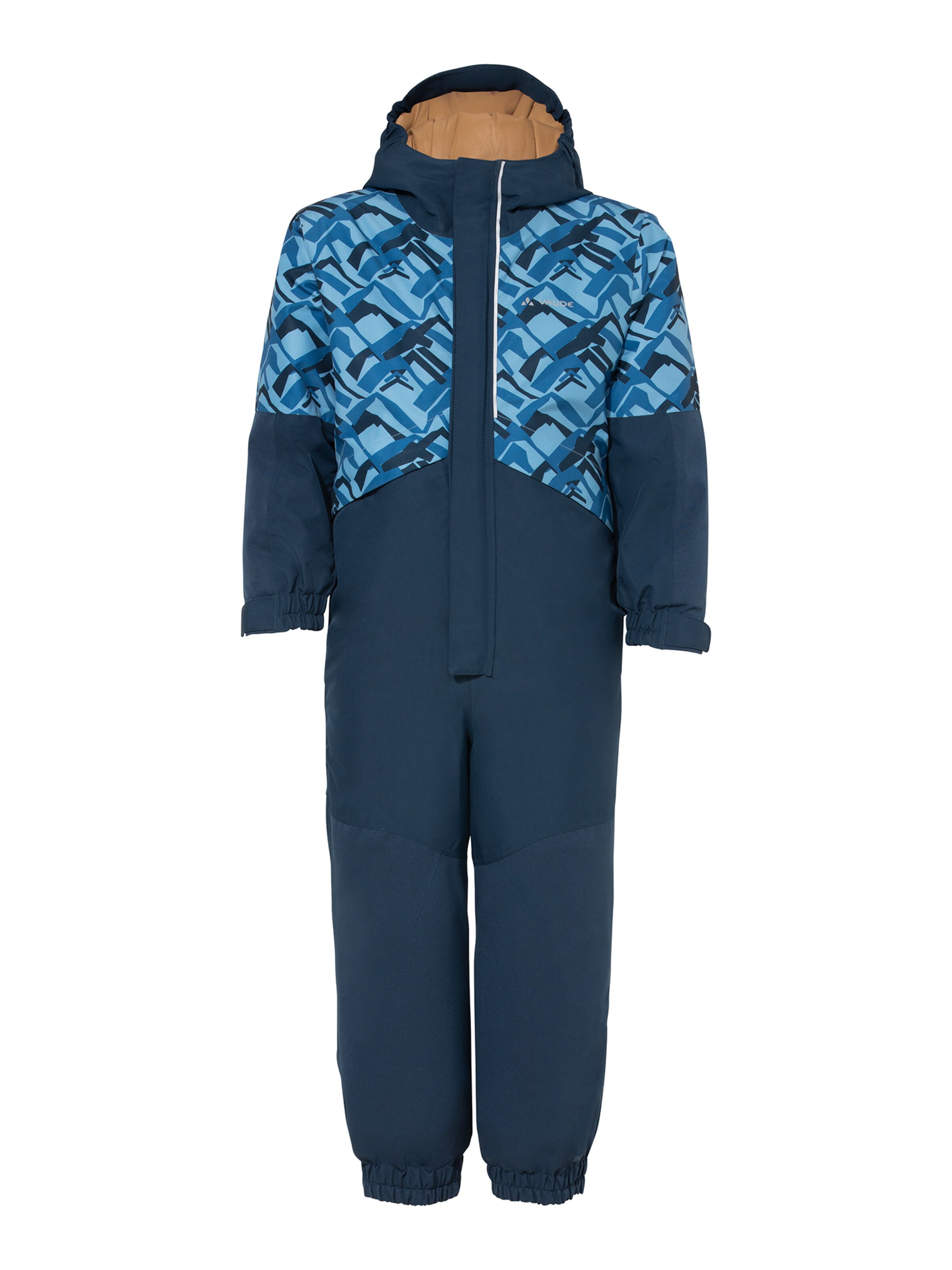 VAUDE Functioneel pak 'KD Snow Cup OVL II' in Blauw: voorkant