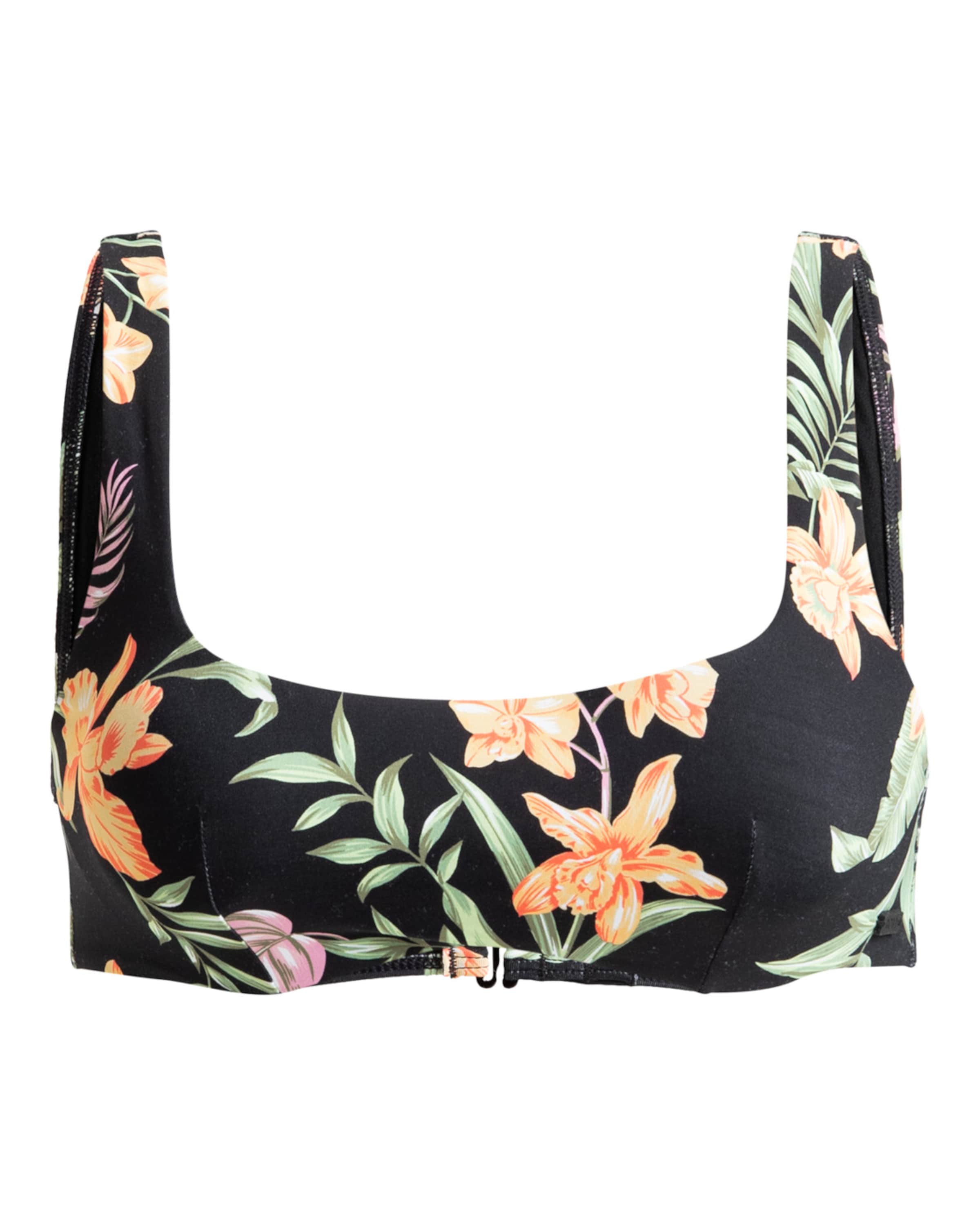 ROXY Bustier Bikinitop 'Beach Classics' in Grau: Vorderseite