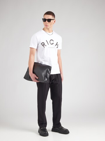 John Richmond T-shirt i vit