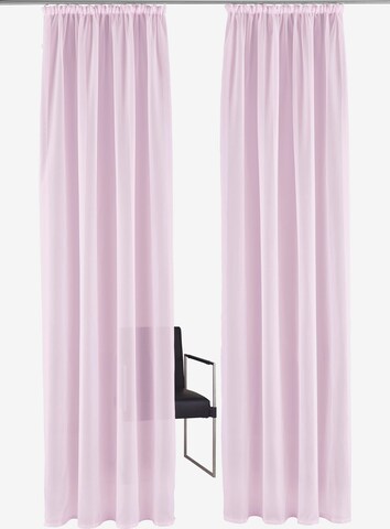 MY HOME Curtains & Drapes in Pink: front