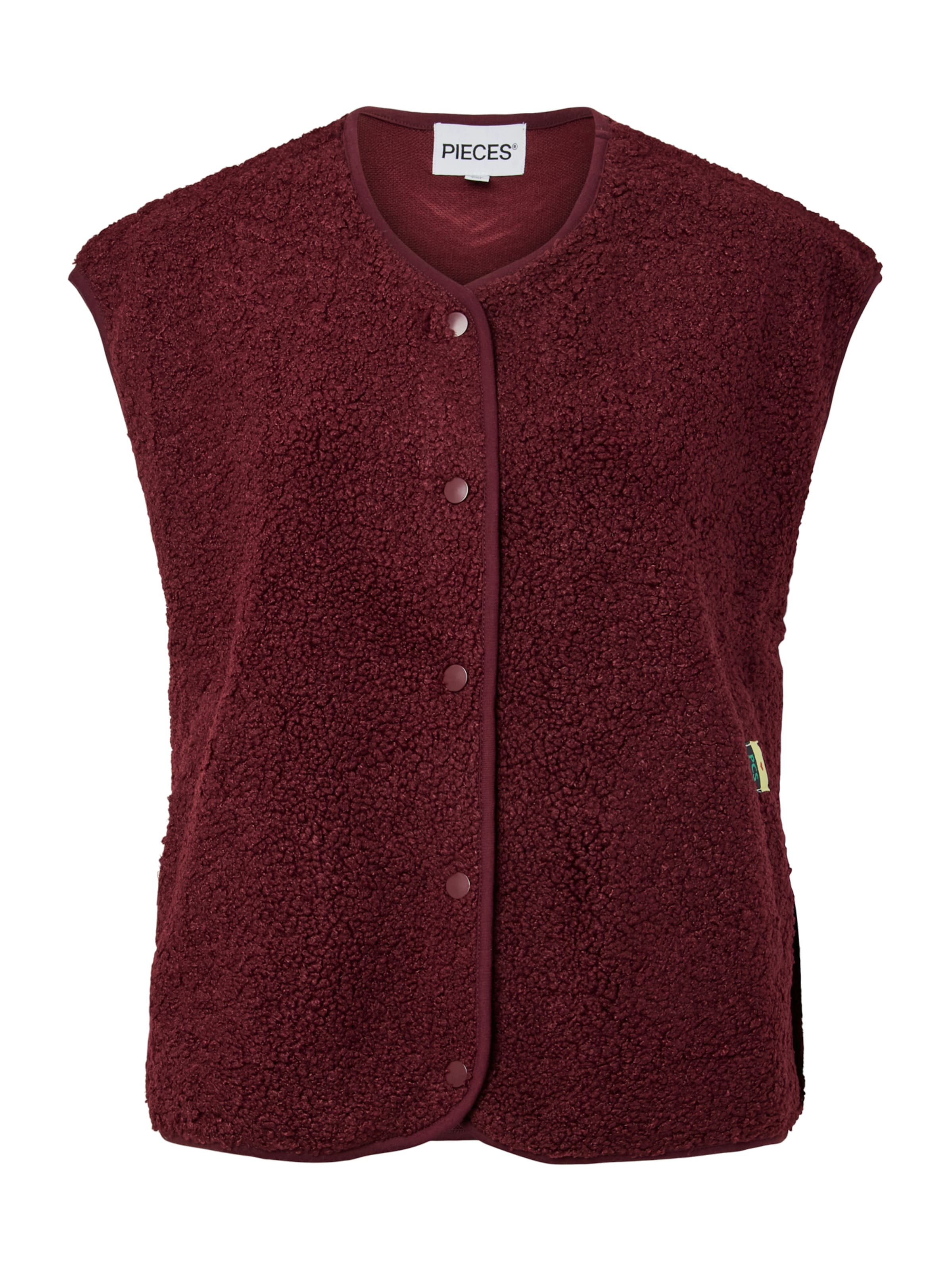 PIECES Vest 'PCKatty' in Red: front
