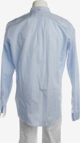 BOSS Button Up Shirt in XL in Blue