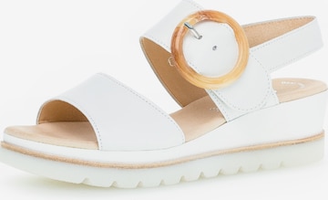 GABOR Sandals in White: front