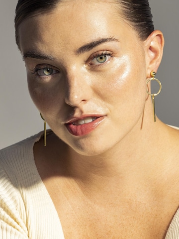 Luxenter Earrings 'Coion' in Gold