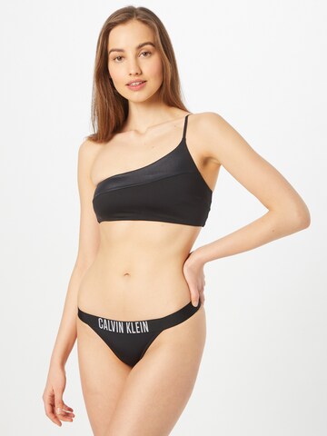 Calvin Klein Swimwear Bikini hlačke | črna barva