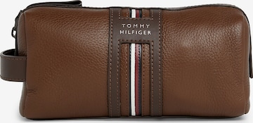 TOMMY HILFIGER Toillettas in Bruin: voorkant