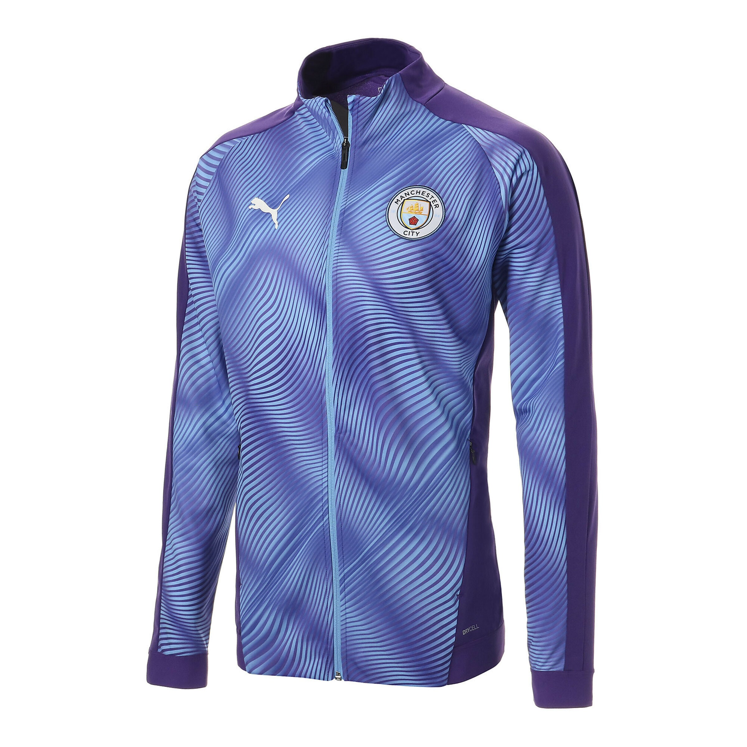 PUMA Jacke 'Manchester City FC' in blau / dunkellila | ABOUT YOU