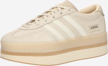 ADIDAS ORIGINALSNiske tenisice 'GAZELLE STACK' - bež boja: prednji dio
