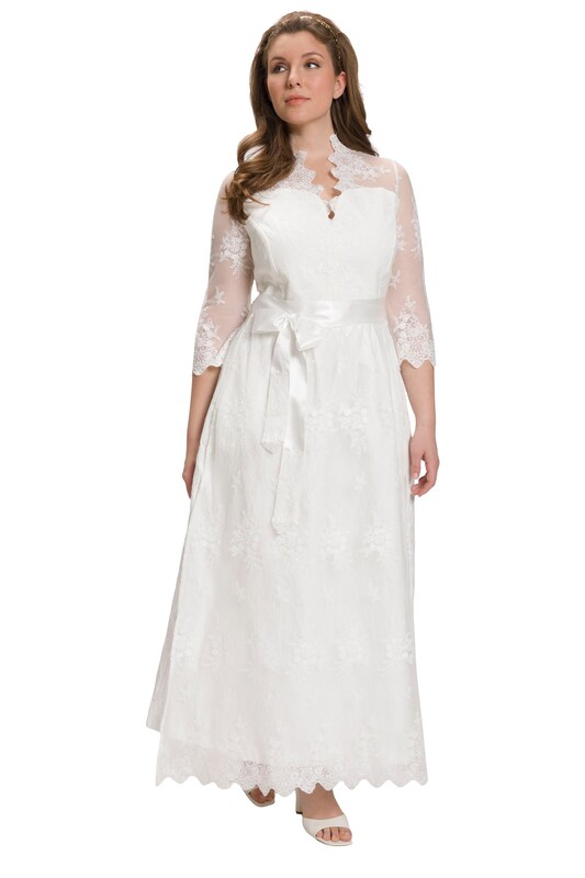 Ulla Popken Dirndl in Off White
