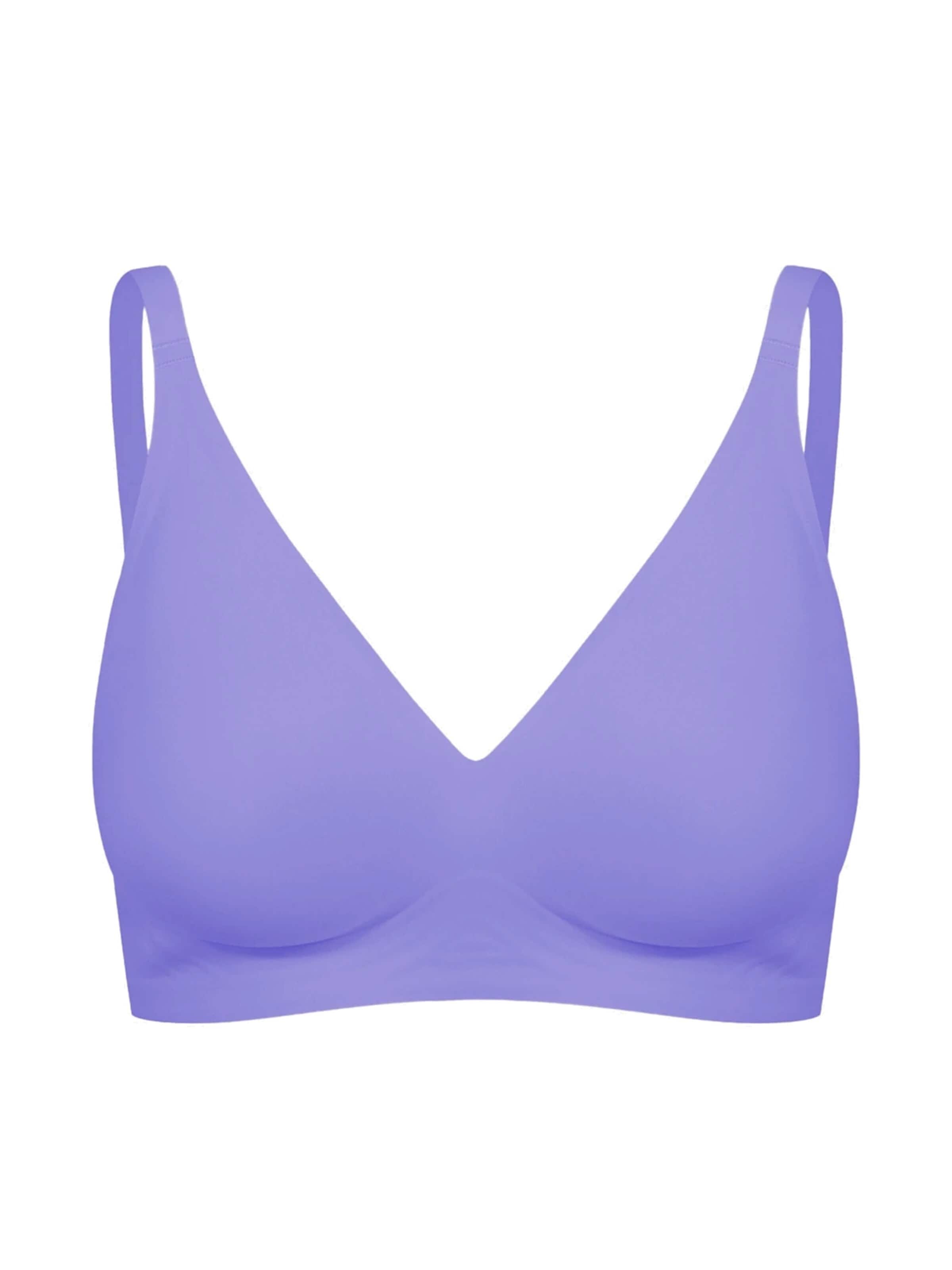 cfab (formerly creamy fabrics) BH 'Comfort Push-Up BH'‌‌‌‌‌‌ in Lila: Vorderseite