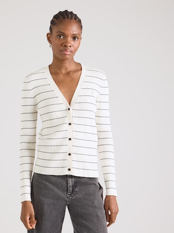 Cardigan Calvin Klein Jeans en blanc : devant