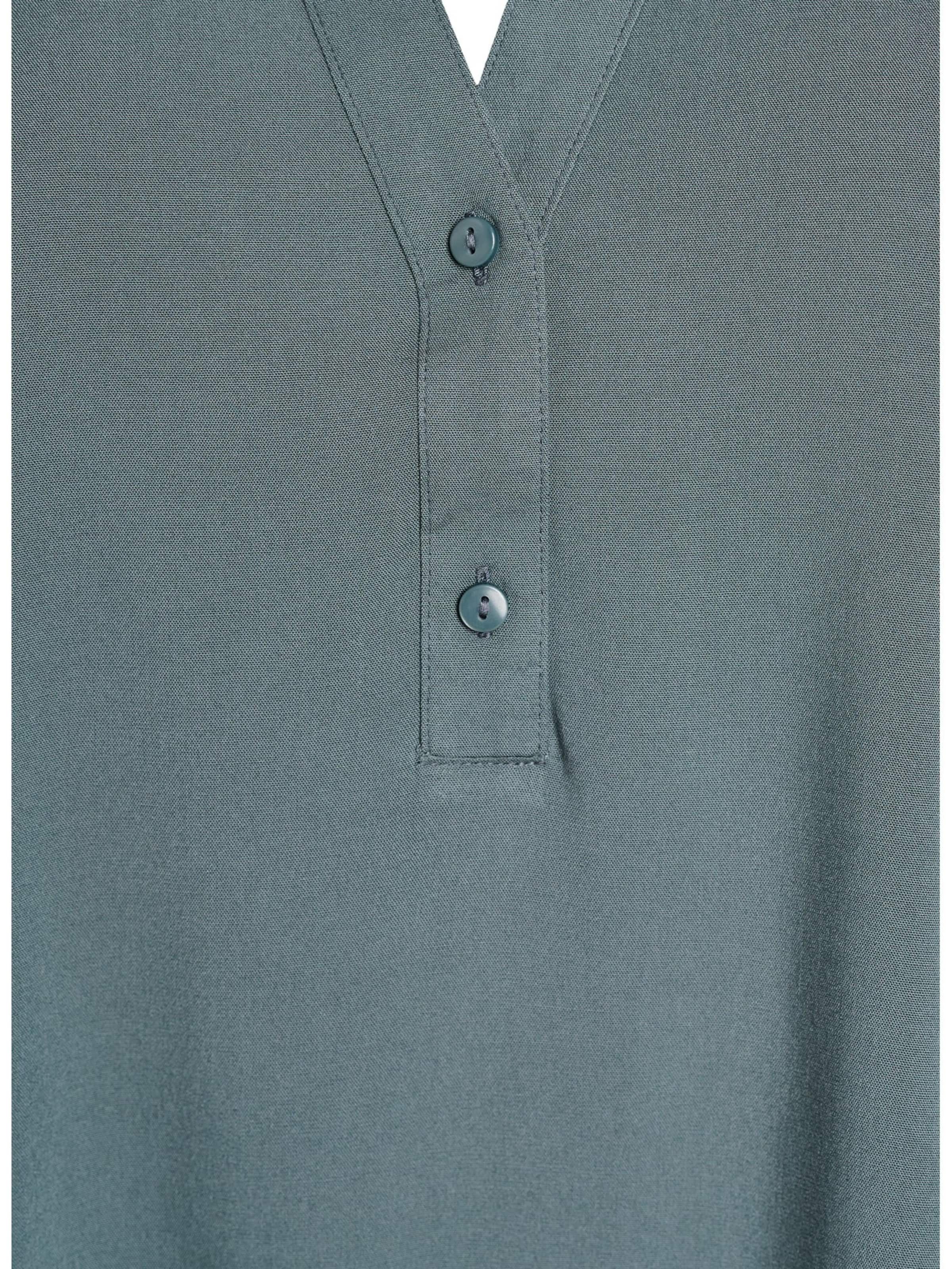 Flash by Zizzi Bluse 'Flenni' in Grün