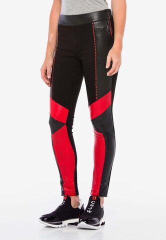 CIPO & BAXX Slim fit Leggings 'Diva' in Black