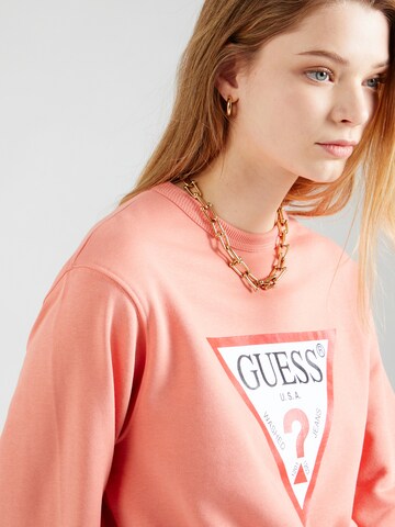 Felpa di GUESS in arancione