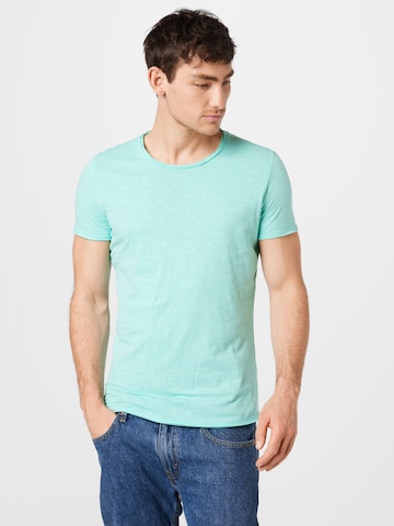 Key Largo - Camisa 'BREAD' em azul: frente