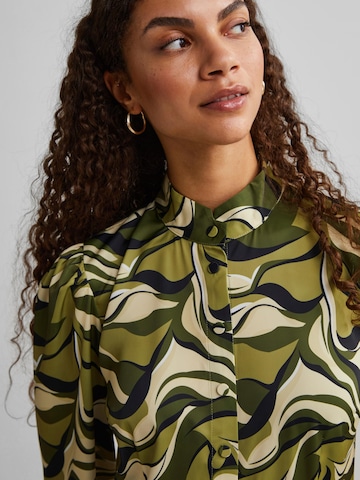 Y.A.S Shirt Dress 'WAVY' in Green