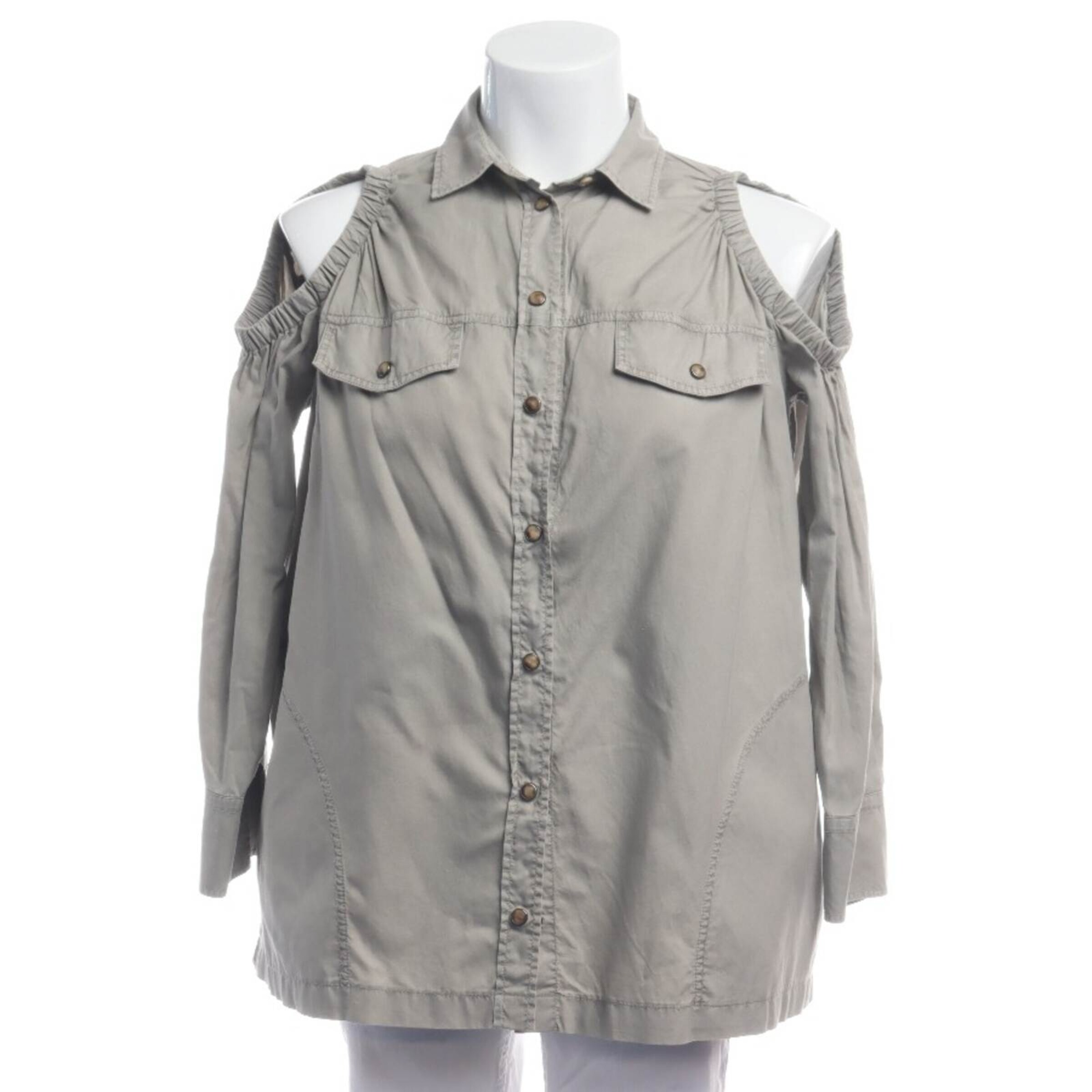 Brunello Cucinelli Bluse / Tunika XS in Grün: Vorderseite