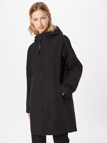 elvine Raincoat 'Jonie' in Black: front