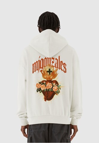 MJ Gonzales Sweatshirt 'Heart' in White