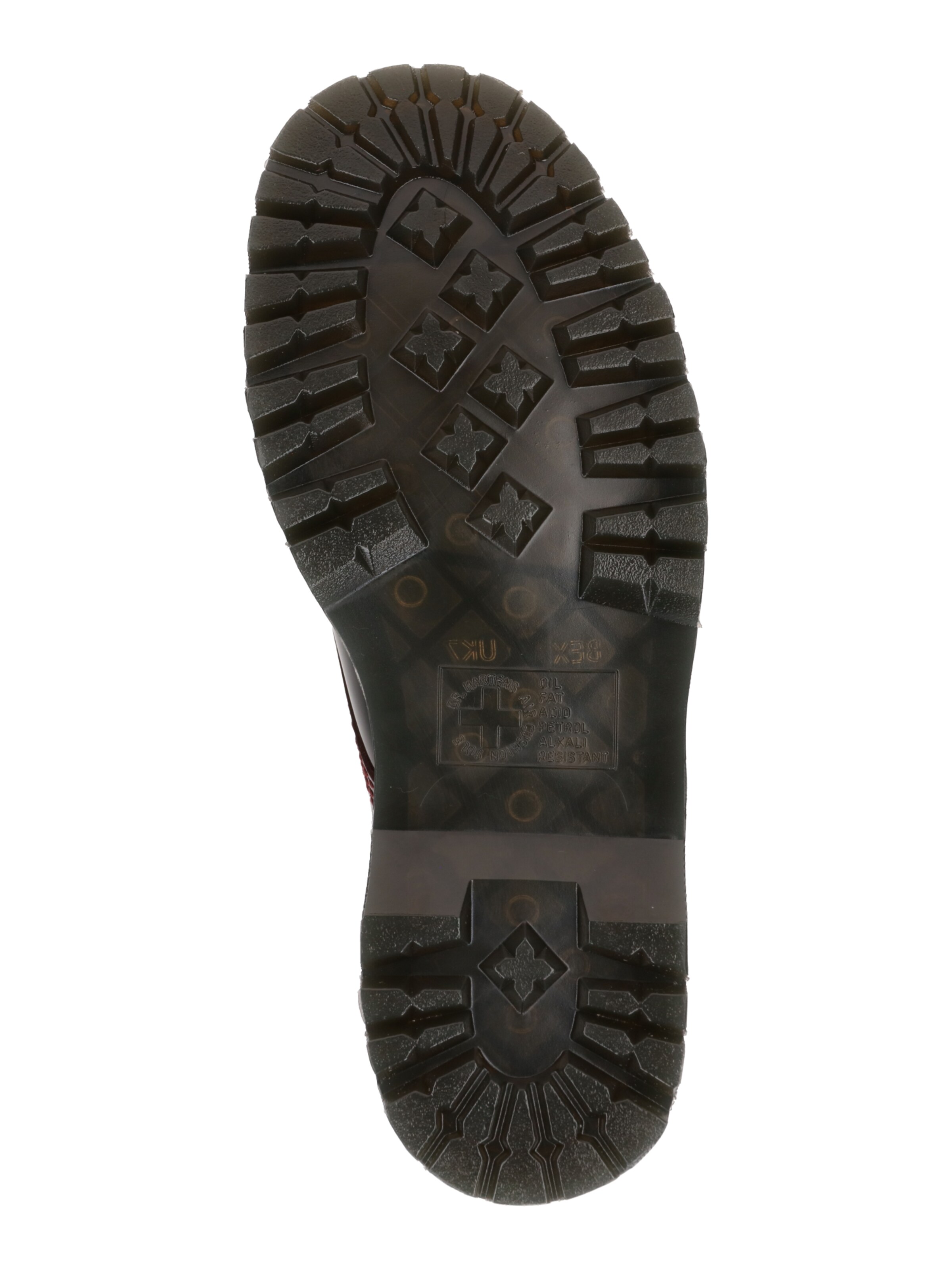 Dr. Martens Ботинки на шнуровке 'Sinclair' в Красный