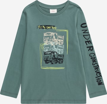 T-Shirt s.Oliver en vert : devant