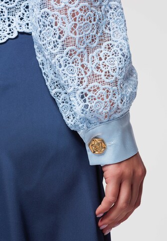 Ombre Blouse in Blauw
