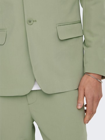 Regular fit Giacca da completo di Only & Sons in verde