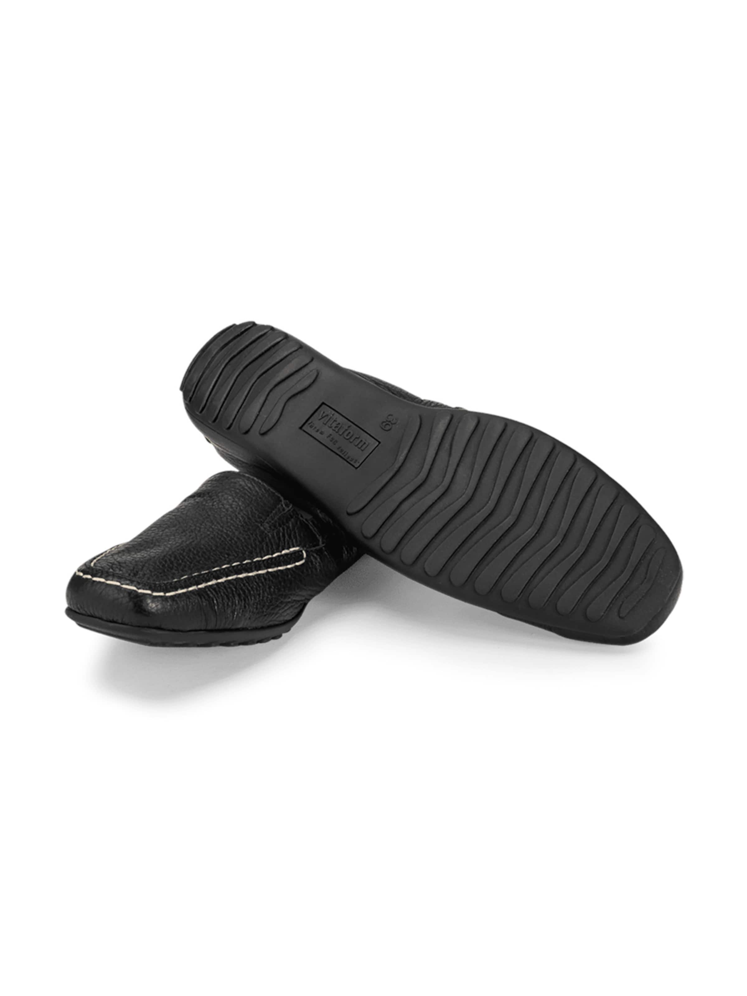 VITAFORM Moccasin in Black
