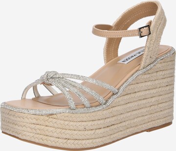 sidabrinė STEVE MADDEN Sandalai 'JADED': priekis