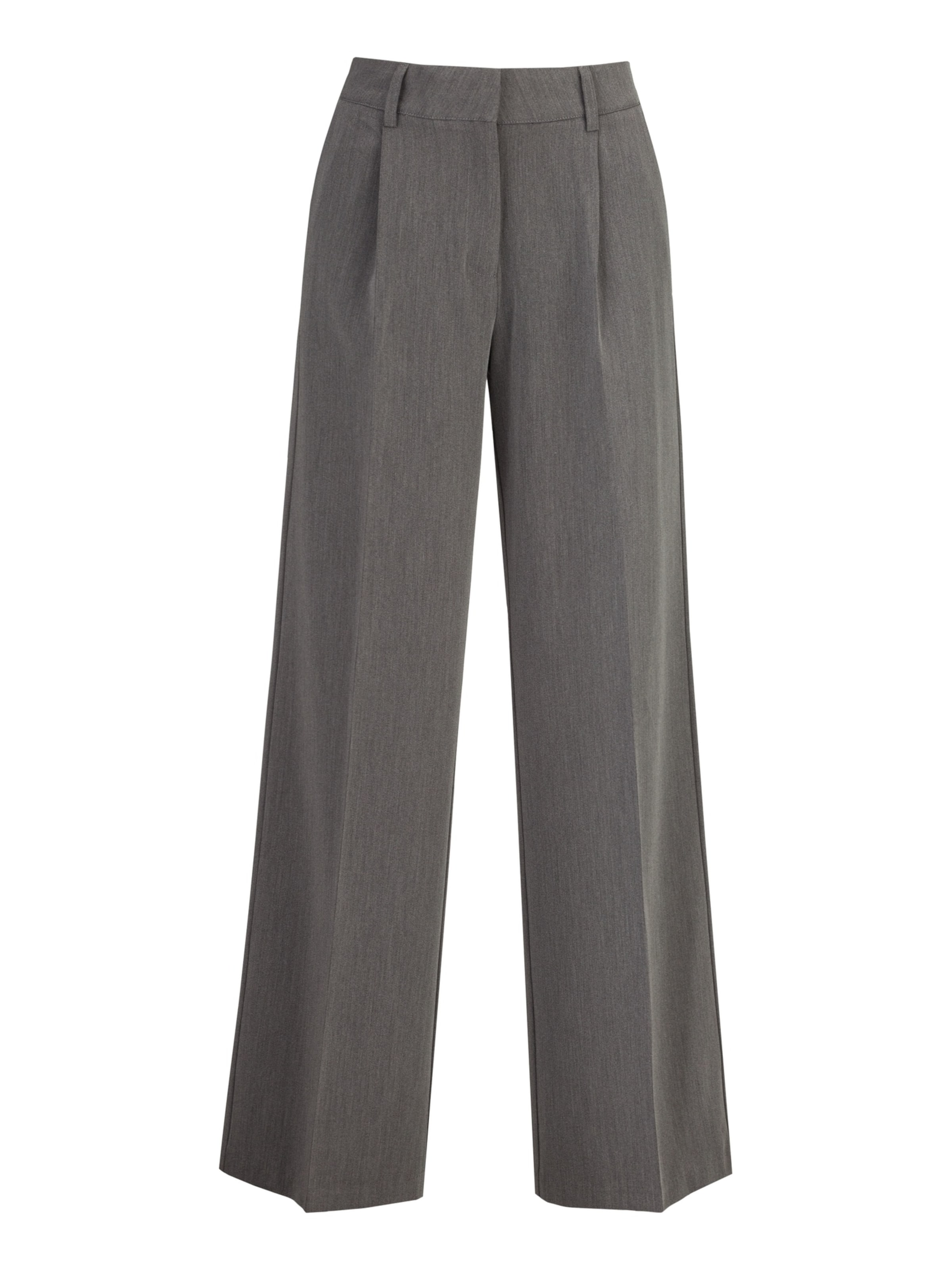 Pantalon à pince 'Gioia' 19V69 ITALIA en gris : devant