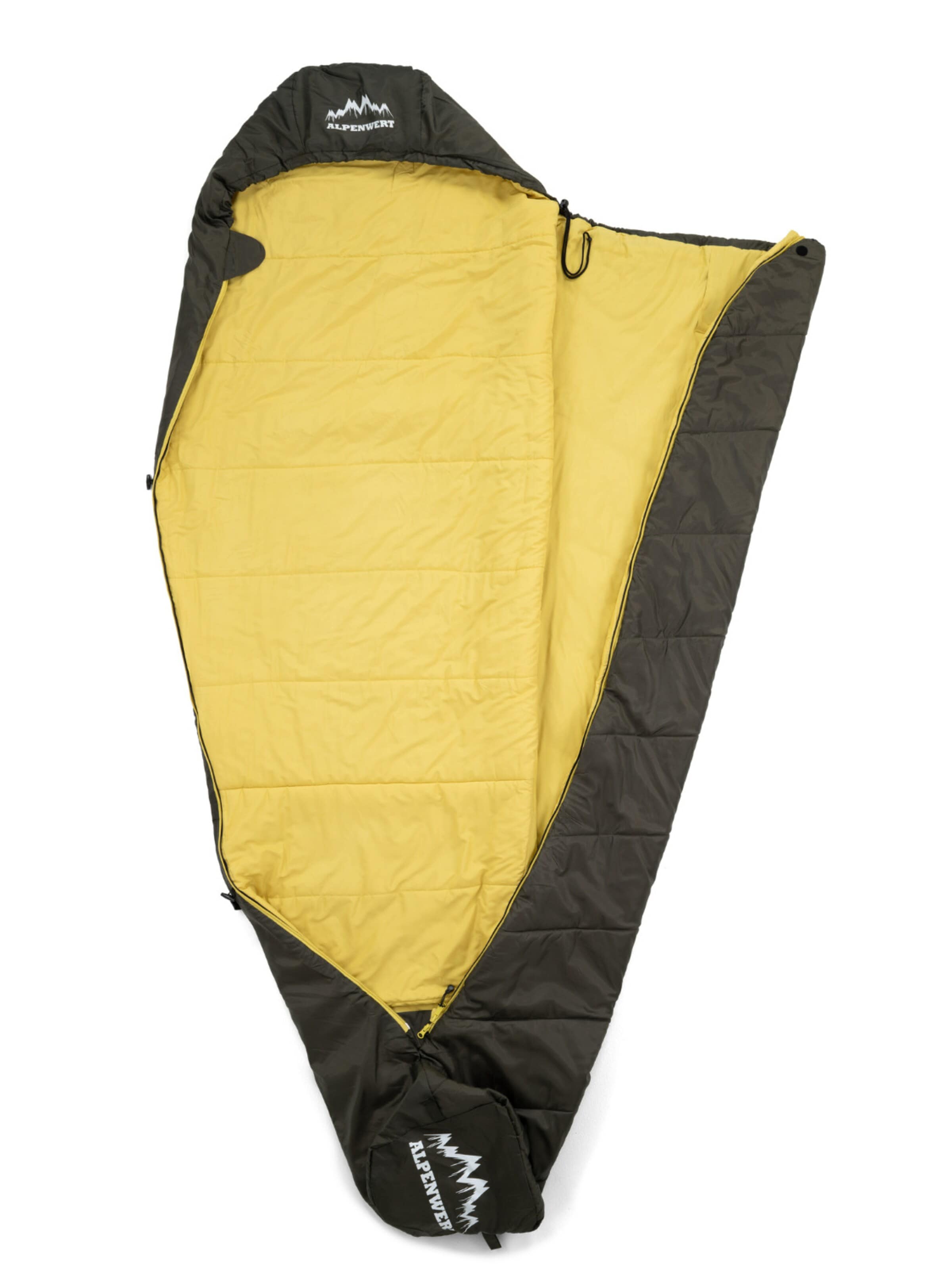 Alpenwert Sleeping Bag 'Schlafsack Sommer' in Green